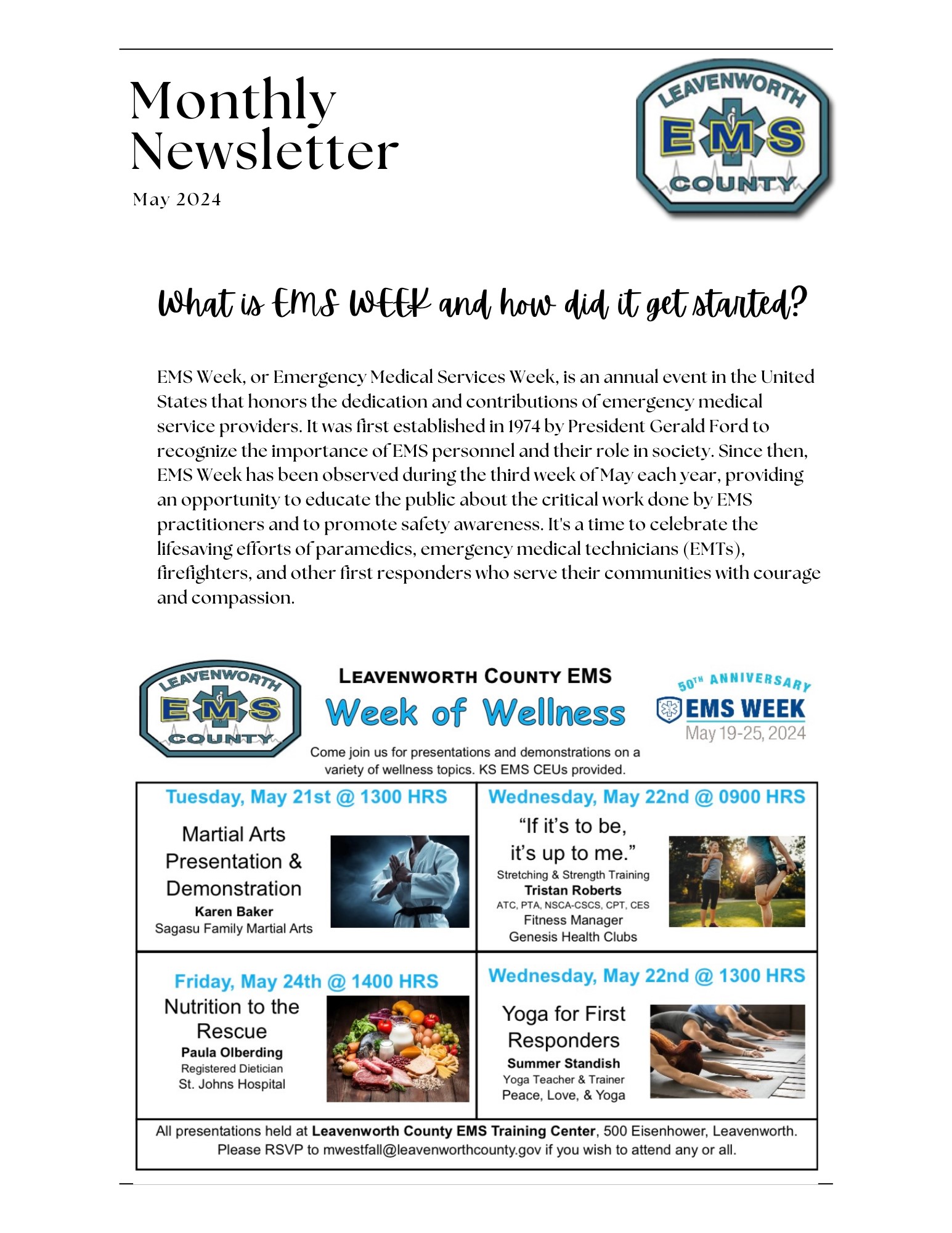 EMS Newsletter May 2024
